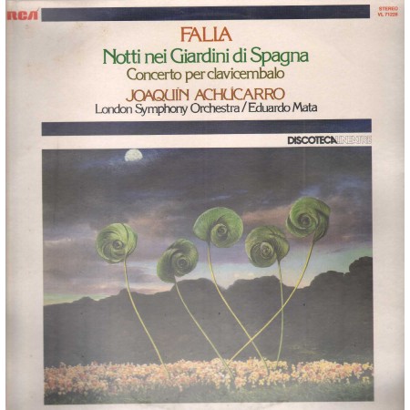 Achucarro, Falla LP Vinile Notti Nei Giardini Di Spagna / RCA – VL71228 Sigillato
