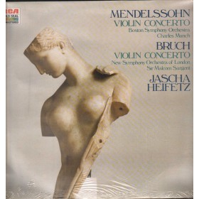 Heifetz, Munch, Sargent LP Vinile Mendelssohn, Bruch Violin Concerto Op. 64 - Op. 26 Sigillato Heifetz, Munch, Sargent LP Vinile Mendelssohn, Bruch Violin Concerto Op. 64 - Op. 26 Sigillato