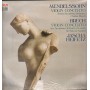 Heifetz, Munch, Sargent LP Vinile Mendelssohn, Bruch Violin Concerto Op. 64 - Op. 26 Sigillato