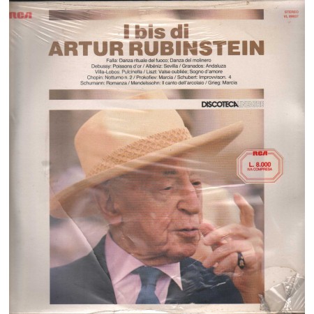Arthur Rubinstein LP Vinile I Bis Di Artur Rubinstein / RCA – VL89937 Sigillato