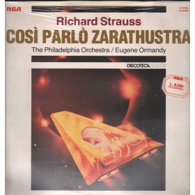 Strauss, Ormandy, Carol LP Vinile Così Parlò Zarathustra / RCA – VL89950 Sigillato Strauss, Ormandy, Carol LP Vinile Così Parlò Zarathustra / RCA – VL89950 Sigillato