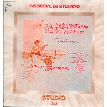 Giuseppe di Stefano LP Vinile O Marenariello EMI – 3C 053-17220 Sigillato