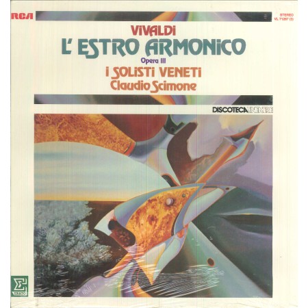 Antonio Vivaldi 3 LP Vinile L'Estro Armonico Opera III RCA VL71267 Sigillato