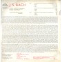 Bach, Ruzicková LP Vinile Harpsichord Concertos Nos. V, VI In F Major, VII In G Minor Sigillato