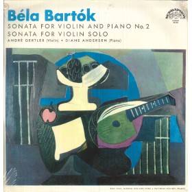Bartók, Gertler, Anderson LP Vinile Sonata For Violin And Piano No 2 / For Violin Solo / 50481 Sigillato Bartók, Gertler, Anderson LP Vinile Sonata For Violin And Piano No 2 / For Violin Solo / 50481 Sigillato