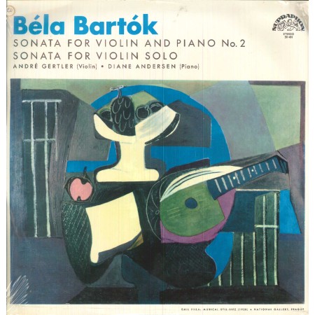 Bartók, Gertler, Anderson ‎LP Vinile Sonata For Violin And Piano No 2 / For Violin Solo / 50481 Sigillato