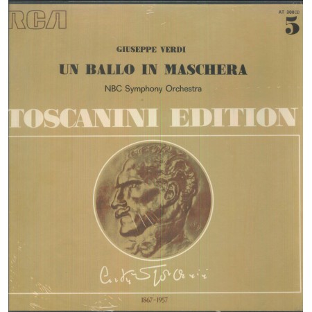 Beethoven, Toscanini, NBC Symphony Orchestra ‎‎LP Vinile Un Ballo In Maschera / AT300 Sigillato
