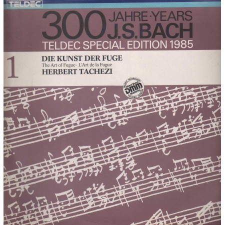 Bach, Tachezi LP Vinile Die Kunst Der Fuge / TELDEC ‎– 648231DM Nuovo