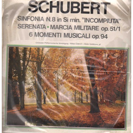 Schubert, Oderich, Goldmann LP Vinile Sinfonia N.8 In Si Min. Incompiuta / Joker – SM1251 Sigillato