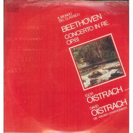 Beethoven, Oistrach LP Vinile Concerto In Re Op.61 / RCA Victrola ‎– TVL11215 Sigillato