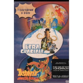 Thumbelina-Pollicina + L'Era Glaciale + Asterix Conquista L'America DVD Various / Sigillato 8010312047626 Thumbelina-Pollicina + L'Era Glaciale + Asterix Conquista L'America DVD Various / Sigillato 8010312047626