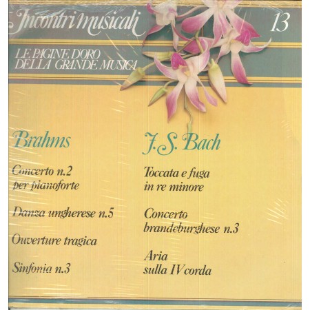 Bach, Brahms LP Vinile Incontri Musicali 13 / K-Tel – SKI7039 Sigillato