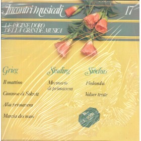Grieg, Sibelius, Sinding LP Vinile Incontri Musicali 17 / SKI7047 Sigillato Grieg, Sibelius, Sinding LP Vinile Incontri Musicali 17 / SKI7047 Sigillato