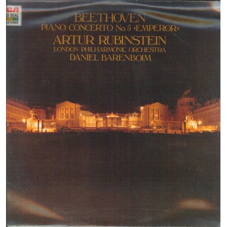 Beethoven, Rubinstein LP Vinile Piano Concerto No. 5 Emperor / RCA – GL81420 Sigillato