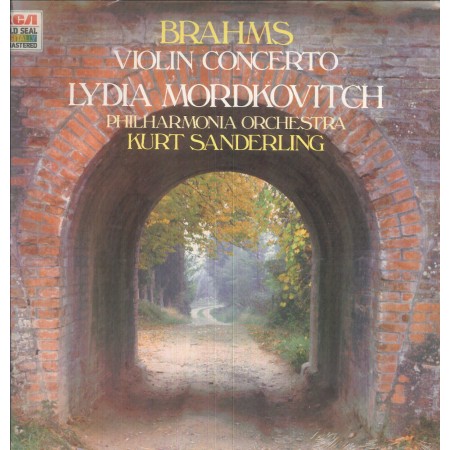 Brahms, Mordkovitch, Sanderling ‎LP Vinile Bach Violin Concerto /  GL71072 Sigillato