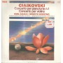 Ciaikovski, Szeryng, Gilels ‎LP Vinile Concerto Per Pianoforte N 1 E Per Violino Sigillato