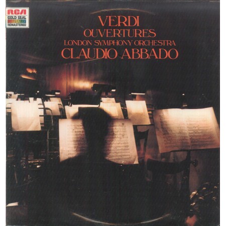 Verdi, Abbado LP Vinile Verdi Ouvertures / RCA Gold Seal – GL70450 Sigillato