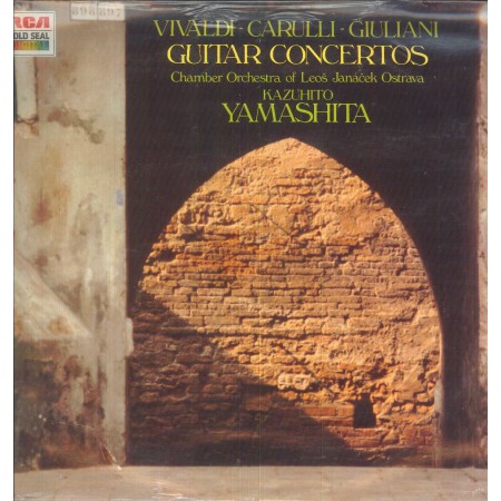 Yamashita, Vivaldi, Carulli, Giuliani LP Vinile Guitar Concertos / RCA – GL70954 Sigillato