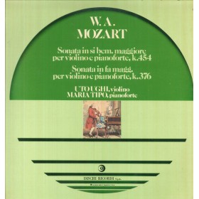 Mozart LP Vinile Sonata In Si Bem. Magg. Per Violino E Pianoforte, K.454, In Fa Magg , K.376 Nuovo Mozart LP Vinile Sonata In Si Bem. Magg. Per Violino E Pianoforte, K.454, In Fa Magg , K.376 Nuovo