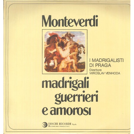 Monteverdi, I Madrigalisti Di Praga LP Vinile Madrigali Guerrieri E Amorosi / OCL16127 Sigillato