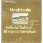 Mendelssohn, Wislocki LP Vinile Sinfonia Italiana Op. 90 / Trompet Ouverture / OCL16084