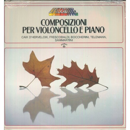 D'Erveloix, Frescobaldi LP Vinile Composizioni Per Violoncello E Piano / Curci – OCL16207 Sigillato