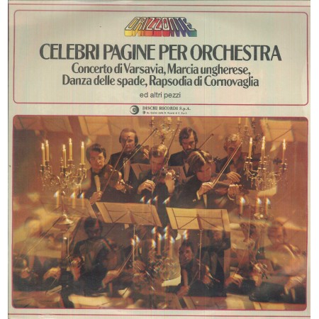 Various ‎LP Vinile Celebri Pagine Per Orchestra / Orizzonte – OCL16150 Sigillato