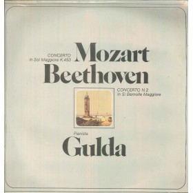 Mozart, Beethoven, Gulda LP Vinile Concerto In Sol Maggiore K.453 - In Si Bemolle Maggiore / OCL16032 Mozart, Beethoven, Gulda LP Vinile Concerto In Sol Maggiore K.453 - In Si Bemolle Maggiore / OCL16032