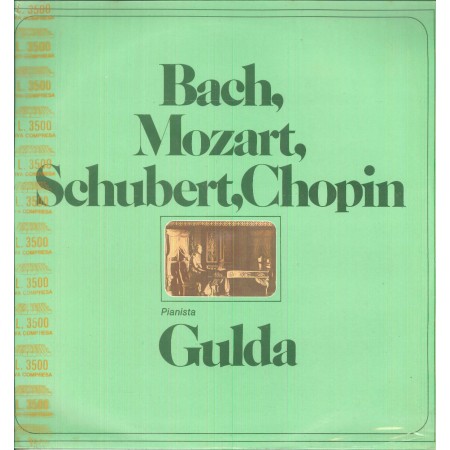 Friedrich Gulda LP Vinile Bach, Mozart, Schubert, Chopin / Ricordi – OCL16058 Sigillato
