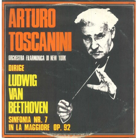 Toscanini, Beethoven LP Vinile Sinfonia Nr. 7 In La Maggiore Op. 92 / SM1119 Nuovo