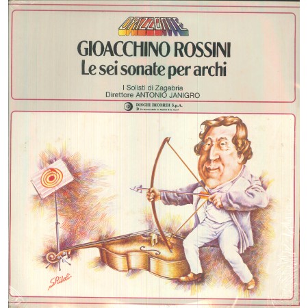 Rossini, Janigro LP Vinile Le Sei Sonate Per Archi / Ricordi ‎– AOCL216007 Sigillato