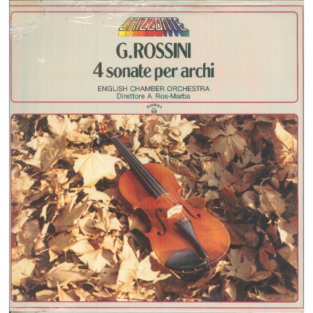 Gioacchino Rossini LP Vinile 4 Sonate Per Archi / Curci– OCL16209 Sigillato