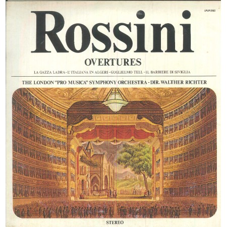 Gioacchino Rossini LP Vinile Ouvertures / Up ‎– LPUP5185 Nuovo