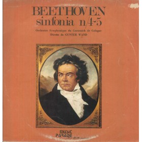 Beethoven, Wand LP Vinile Sinfonia N. 4 / 5 / CETRA – LEC46 Nuovo Beethoven, Wand LP Vinile Sinfonia N. 4 / 5 / CETRA – LEC46 Nuovo