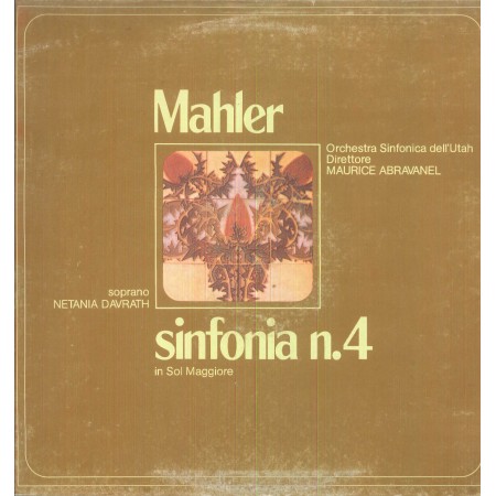 Mahler, Orchestra Sinfonica Dell'Utah LP Vinile Sinfonia N.4 In Sol Maggiore / OCL16109 Nuovo