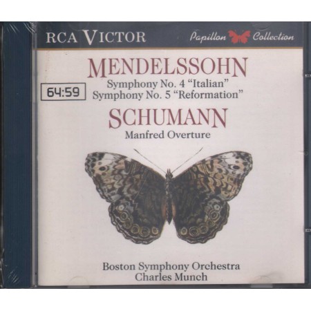 Mendelssohn, Munch CD Symphonies Nos. 4, 5 / RCA – GD86797 Sigillato
