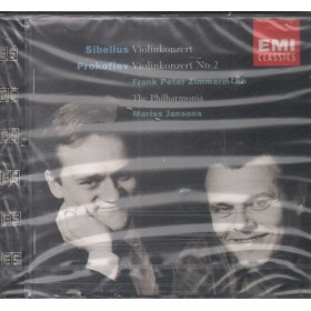 Zimmermann, Jansons CD Sibelius Violinkonzert, Prokofiev Violinkonzert No.2 Sigillato Zimmermann, Jansons CD Sibelius Violinkonzert, Prokofiev Violinkonzert No.2 Sigillato