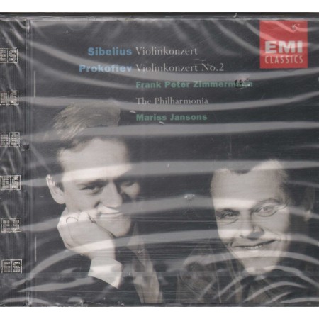 Zimmermann, Jansons CD Sibelius Violinkonzert, Prokofiev Violinkonzert No.2 Sigillato