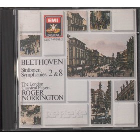 Beethoven, Norrington CD Sinfonien, Symphonies 2, 8 / EMI – CDC7476982 Nuovo Beethoven, Norrington CD Sinfonien, Symphonies 2, 8 / EMI – CDC7476982 Nuovo