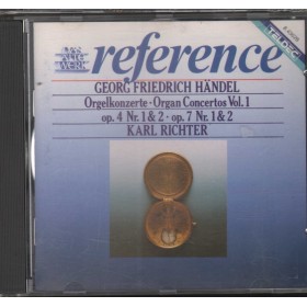 Handel, Richter CD Organ Concertos Vol. 1 Op. 4 Nr. 1, 2 / Op. 7 Nr. 1, 2 / 843628 Nuovo Handel, Richter CD Organ Concertos Vol. 1 Op. 4 Nr. 1, 2 / Op. 7 Nr. 1, 2 / 843628 Nuovo