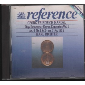 Handel, Richter CD Organ Concertos Vol. 1 Op. 4 Nr. 1, 2 / Op. 7 Nr. 1, 2 / 843628 Nuovo Handel, Richter CD Organ Concertos Vol. 1 Op. 4 Nr. 1, 2 / Op. 7 Nr. 1, 2 / 843628 Nuovo