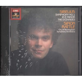 Sibelius, Rattle CD Symphony No. 1 In E Minor / The Oceanides / CDC7475152 Sigillato Sibelius, Rattle CD Symphony No. 1 In E Minor / The Oceanides / CDC7475152 Sigillato