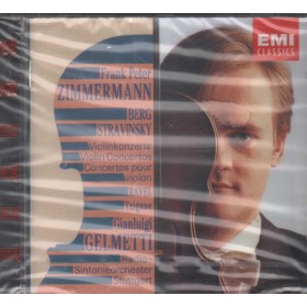 Berg, Stravinsky, Zimmermann, Gelmetti CD Concertos Pour Violon Sigillato Berg, Stravinsky, Zimmermann, Gelmetti CD Concertos Pour Violon Sigillato