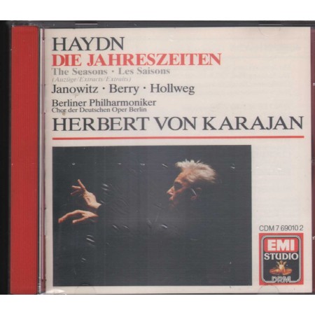 Haydn, Janowitz, Berry, Hollweg CD Die Jahreszeiten / EMI – CDM7690102 Sigillato