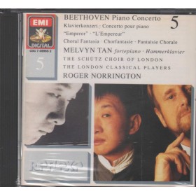 Beethoven, Tan, Norrington CD Piano Concerto 5 Emperor, Choral Fantasia Sigillato Beethoven, Tan, Norrington CD Piano Concerto 5 Emperor, Choral Fantasia Sigillato