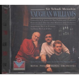Menuhin, Markham, Williams CD Symphony No. 5 In D Major, Nr. 5 In D-Dur Sigillato Menuhin, Markham, Williams CD Symphony No. 5 In D Major, Nr. 5 In D-Dur Sigillato