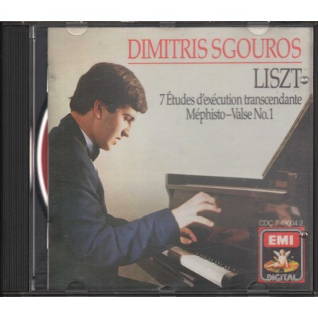 Liszt, Sgouros CD Plays Liszt: Seven Transcendental Etudes / Angel – CDC7490042 Nuovo