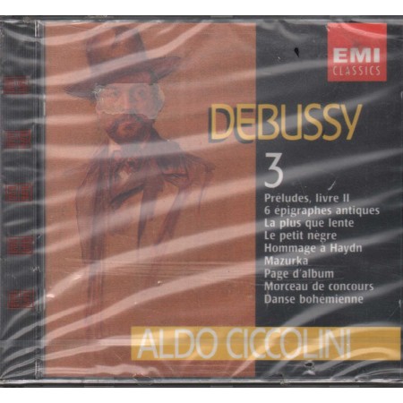 Aldo Ciccolini CD Debussy Oeuvre Piano 3 / Emi –  CDC7544492 Sigillato