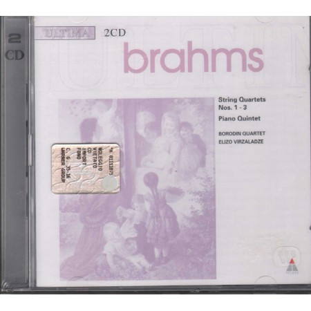 Brahms, Virzaladze CD String Quartets Nos: 1 - 3, Piano Quintet / 68573878022 Sigillato