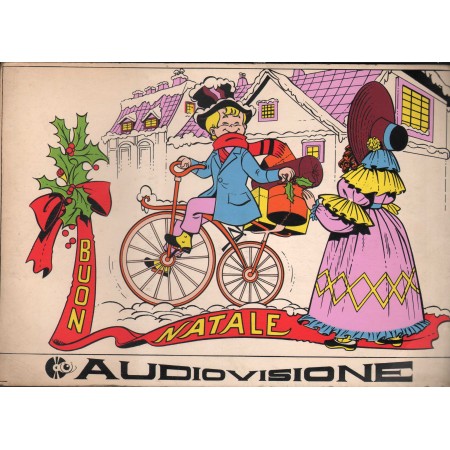 Serie Fiabe Vinile 7" 45 giri Stille Night / Jingle Bells / Audiovisione  – EP45 Nuovo